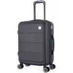 ΒΑΛΙΤΣΑ ΚΑΜΠΙΝΑΣ ANKOR ABS 37x27x55εκ. ΜΕ ΕΠΕΚΤΑΣΗ ΚΑΙ 4 ΡΟΔΕΣ ΜΑΥΡΗ