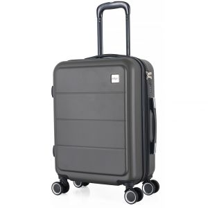 ΒΑΛΙΤΣΑ ΚΑΜΠΙΝΑΣ ANKOR ABS 37x27x55εκ. ΜΕ ΕΠΕΚΤΑΣΗ ΚΑΙ 4 ΡΟΔΕΣ ΑΝΘΡΑΚΙ