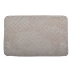 ΠΑΤΑΚΙ ΜΠΑΝΙΟΥ MEMORY FOAM ΣΕ ΜΠΕΖ ΧΡΩΜΑ ΜΕ PVC ΠΛΑΤΗ 50x80εκ.ANKOR