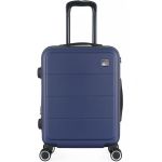 ΒΑΛΙΤΣΑ ΚΑΜΠΙΝΑΣ ANKOR ABS 37x27x55εκ. ΜΕ ΕΠΕΚΤΑΣΗ ΚΑΙ 4 ΡΟΔΕΣ ΜΠΛΕ