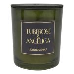 ΑΡΩΜΑΤΙΚΟ ΚΕΡΙ TUBEROSE & ANGELICA  ΣΕ ΓΥΑΛΙΝΟ ΔΟΧΕΙΟ ΜΕ ΚΑΠΑΚΙ 7x7x7,8εκ. ANKOR
