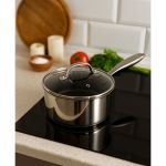 ΓΑΛΑΤΙΕΡΑ ΑΝΟΞΕΙΔΩΤΗ ΜΕ ΓΥΑΛΙΝΟ ΚΑΠΑΚΙ Dmond TRI-PLY 18εκ. ΑΝΤΙΚΟΛΛΗΤΙΚΗ ANKOR