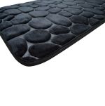 ΠΑΤΑΚΙ ΜΠΑΝΙΟΥ MEMORY FOAM ΜΑΥΡΟ ΒΟΤΣΑΛΟ ΜΕ SBR 50x80εκ.ANKOR