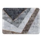 ΔΙΣΚΟΣ ΜΕΛΑΜΙΝΗΣ ΜΕ ΓΕΩΜΕΤΡΙΚΟ ΣΧΕΔΙΟ 21,5x14,5x2εκ. ANKOR
