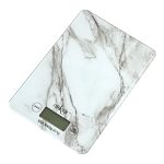 ΖΥΓΑΡΙΑ ΗΛΕΚΤΡΟΝΙΚΗ 5kg ΓΥΑΛΙΝΗ ΜΑΡΜΑΡΟ 15x21,5x1,6εκ.ANKOR