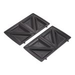 ΤΟΣΤΙΕΡΑ 2 ΣΕ 1 ΜΕ ΑΠΟΣΠΩΜΕΝΕΣ ΠΛΑΚΕΣ GRILL ΚΑΙ SANDWICH INOX ΜΕ ΜΑΥΡΟ ΧΡΩΜΑ 950W ANKOR