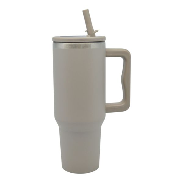 ΠΟΤΗΡΙ ΘΕΡΜΟΣ ΑΝΟΞΕΙΔΩΤΟ 1,2lt ΜΕ ΚΑΛΑΜΑΚΙ TAUPE 9,8x26εκ. ANKOR