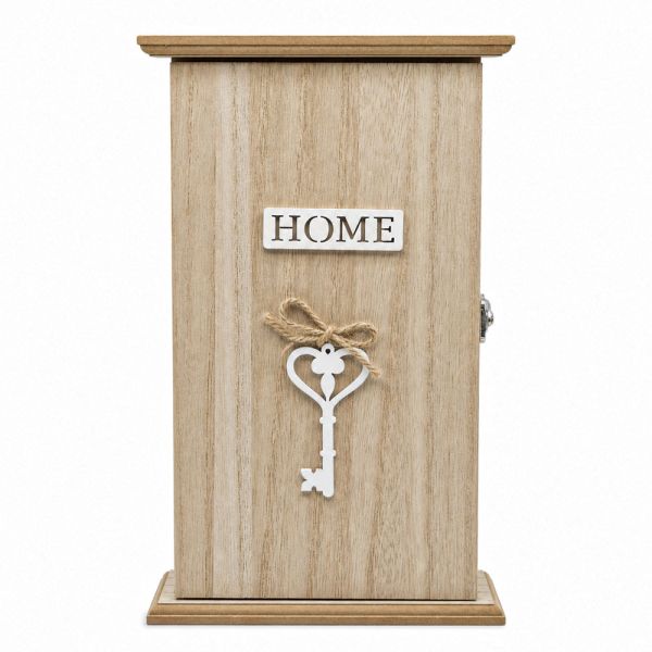 ΚΛΕΙΔΟΘΗΚΗ ΤΟΙΧΟΥ ΞΥΛΙΝΗ ΣΕ ΦΥΣΙΚΟ ΧΡΩΜΑ HOME 18x6x30,5εκ. ANKOR