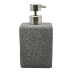 DISPENSER ΠΟΛΥΕΣΤΕΡΙΚΟ ΓΚΡΙ ΜΕ ΣΑΓΡΕ ΥΦΗ 8,5x5,7x16,2εκ.ANKOR