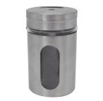 ΣΕΤ 24 ΤΕΜ ΑΛΑΤΟΠΙΠΕΡΑ INOX ΜΕ ΓΥΑΛΙ 5x5x8,2εκ ANKOR