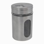 ΣΕΤ 24 ΤΕΜ ΑΛΑΤΟΠΙΠΕΡΑ INOX ΜΕ ΓΥΑΛΙ 5x5x8,2εκ ANKOR