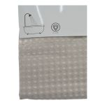 ΚΟΥΡΤΙΝΑ ΠΟΛΥΕΣΤΕΡΙΚΗ 180x200εκ 115gsm ΜΕ 12 ΚΡΙΚΟΥΣ ΣΕ ΜΠΕΖ ΧΡΩΜΑ ANKOR