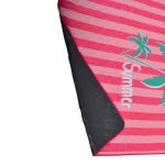 ΨΑΘΑ ΠΑΡΑΛΙΑΣ ΥΦΑΣΜΑΤΙΝΗ MICROFIBER 70GSM ΜΕ ΑΔΙΑΒΡΟΧΗ ΒΑΣΗ PEVA ΚΟΚΚΙΝΟ ΡΟΖ ΡΙΓΕ 130x170εκ. ANKOR
