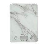 ΖΥΓΑΡΙΑ ΗΛΕΚΤΡΟΝΙΚΗ 5kg ΓΥΑΛΙΝΗ ΜΑΡΜΑΡΟ 15x21,5x1,6εκ.ANKOR