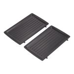ΤΟΣΤΙΕΡΑ 2 ΣΕ 1 ΜΕ ΑΠΟΣΠΩΜΕΝΕΣ ΠΛΑΚΕΣ GRILL ΚΑΙ SANDWICH INOX ΜΕ ΜΑΥΡΟ ΧΡΩΜΑ 950W ANKOR