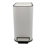ΚΑΛΑΘΙ ΜΠΑΝΙΟΥ BELLO 5lt SOFT CLOSE SLIM  ΜΕΤΑΛΛΙΚΟ ΑΣΠΡΟ ΜΑΤ ANKOR