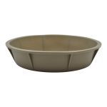 ΤΑΨΑΚΙ ΣΙΛΙΚΟΝΗΣ ΣΤΡΟΓΓΥΛΟ ΣΕ TAUPE ΧΡΩΜΑ 24x24x5,5εκ. ANKOR