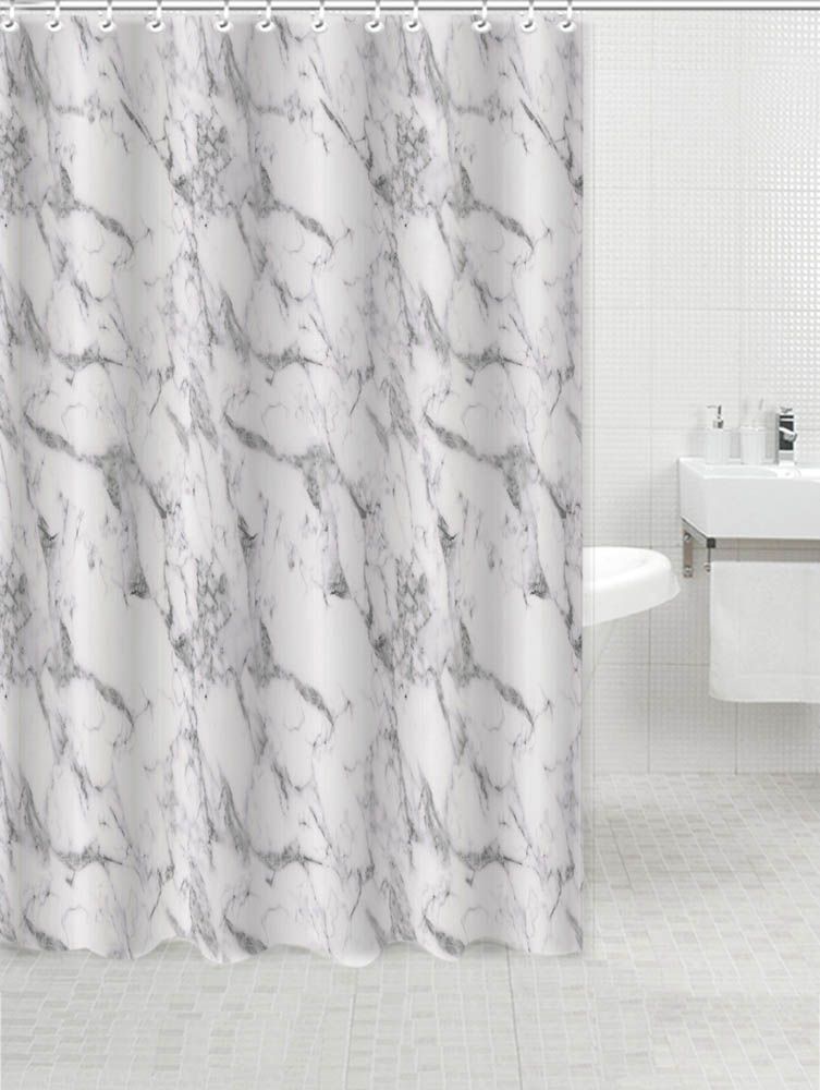 ΚΟΥΡΤΙΝΑ ΠΟΛΥΕΣΤΕΡΙΚΗ 180x180εκ 90gsm ΜΕ 12 ΚΡΙΚΟΥΣ ΜΑΡΜΑΡΟ ANKOR