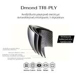 ΓΑΛΑΤΙΕΡΑ ΑΝΟΞΕΙΔΩΤΗ ΜΕ ΓΥΑΛΙΝΟ ΚΑΠΑΚΙ Dmond TRI-PLY 18εκ. ΑΝΤΙΚΟΛΛΗΤΙΚΗ ANKOR