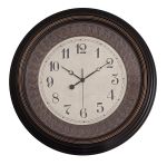 ΡΟΛΟΙ ΤΟΙΧΟΥ ΠΛΑΣΤΙΚΟ ΣΕ ΜΑΥΡΟ VINTAGE ΧΡΩΜΑ 55,8x55,8x5,2εκ.ANKOR