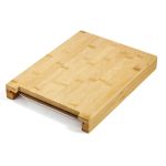 ΞΥΛΟ ΚΟΠΗΣ ΜΠΑΜΠΟΥ ΜΕ INOX ΔΙΣΚΑΚΙ 33x24,5x4εκ. ANKOR