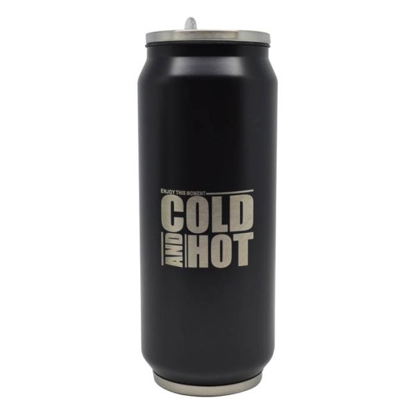 ΠΟΤΗΡΙ ΘΕΡΜΟΣ INOX ΜΑΥΡΟ COLD AND HOT 500ml ANKOR