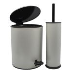 ΚΑΛΑΘΙ ΜΠΑΝΙΟΥ 5lt INOX ΓΚΡΙ SOFT CLOSE ANKOR