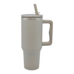 ΠΟΤΗΡΙ ΘΕΡΜΟΣ ΑΝΟΞΕΙΔΩΤΟ 1,2lt ΜΕ ΚΑΛΑΜΑΚΙ TAUPE 9,8x26εκ. ANKOR