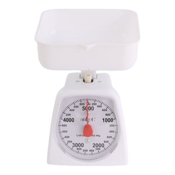 ΖΥΓΑΡΙΑ ΜΗΧΑΝΙΚΗ 5kg ΑΣΠΡΗ 12,5x12x21εκ.ANKOR
