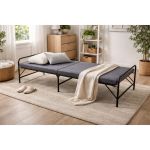 ΚΡΕΒΑΤΙ ΠΤΥΣΣΟΜΕΝΟ ΜΕΤΑΛΛΙΚΟ 70x190εκ.ΜΕ ΣΤΡΩΜΑ 5εκ. ANKOR