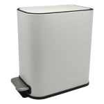 ΚΑΛΑΘΙ ΜΠΑΝΙΟΥ BELLO 5lt SOFT CLOSE SLIM  ΜΕΤΑΛΛΙΚΟ ΑΣΠΡΟ ΜΑΤ ANKOR