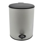 ΚΑΛΑΘΙ ΜΠΑΝΙΟΥ 5lt INOX ΓΚΡΙ SOFT CLOSE ANKOR