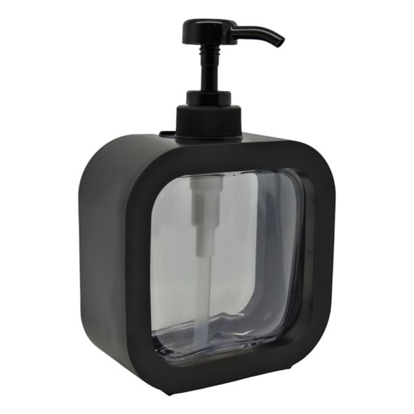 DISPENSER ΠΛΑΣΤΙΚΟ ΜΑΥΡΟ ΜΕ ΔΙΑΦΑΝΕΣ ΤΜΗΜΑ 12,8x5,8x17,1εκ.ANKOR