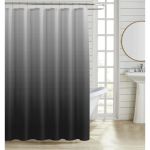 ΚΟΥΡΤΙΝΑ ΜΠΑΝΙΟΥ ΠΟΛΥΕΣΤΕΡΙΚΗ 180x200εκ 90gsm ΜΕ 12 ΚΡΙΚΟΥΣ ΝΤΕΓΚΡΑΝΤΕ ΣΕ ΓΚΡΙ ΑΠΟΧΡΩΣΕΙΣ ANKOR