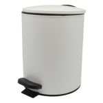 ΚΑΛΑΘΙ ΜΠΑΝΙΟΥ 5lt INOX ΑΣΠΡΟ ΜΑΤ SOFT CLOSE ANKOR