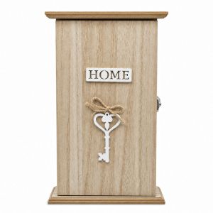 ΚΛΕΙΔΟΘΗΚΗ ΤΟΙΧΟΥ ΞΥΛΙΝΗ ΣΕ ΦΥΣΙΚΟ ΧΡΩΜΑ HOME 18x6x30,5εκ. ANKOR