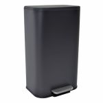 ΚΑΔΟΣ ΑΠΟΡΡΙΜΑΤΩΝ SOUL 30L SOFT CLOSE ΙΝΟΧ ΜΑΥΡΟ ΜΑΤ ANKOR