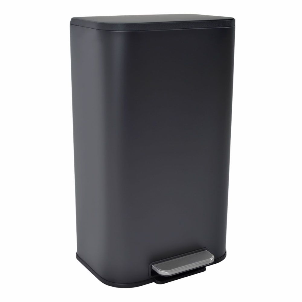 ΚΑΔΟΣ ΑΠΟΡΡΙΜΑΤΩΝ SOUL 30L SOFT CLOSE ΙΝΟΧ ΜΑΥΡΟ ΜΑΤ ANKOR