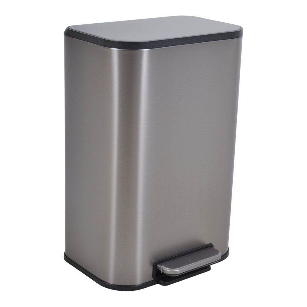 ΚΑΔΟΣ ΑΠΟΡΡΙΜΑΤΩΝ SOUL 12L SOFT CLOSE FINGER PRINT PROOF INOX ΜΑΤ ANKOR
