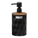 DISPENSER ΠΛΑΣΤΙΚΟ ΜΑΥΡΟ ΔΙΑΜΑΝΤΙ ΜΕ ΕΦΕ ΞΥΛΟΥ 8,5x9x18,8εκ. ANKOR